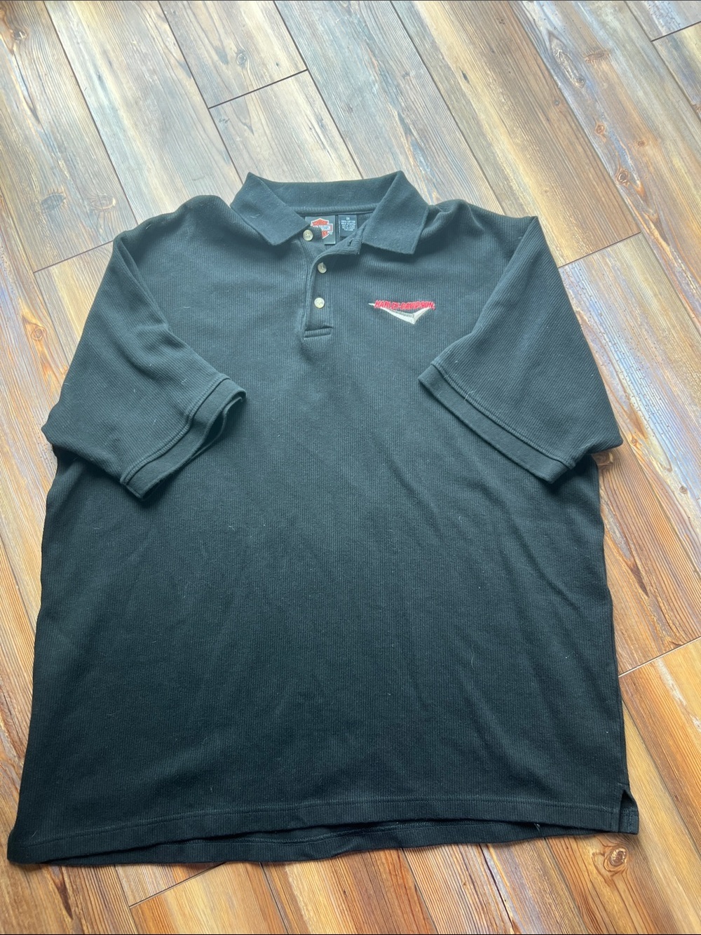 Harley-Davidson Embroidered Black Polo